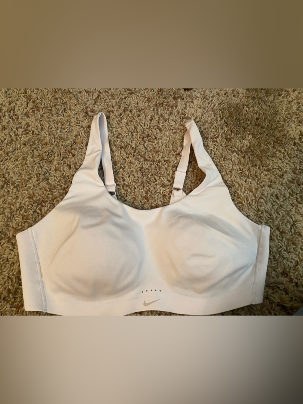 Nike Blush Pink Padded Low-Impact Sports Bra
